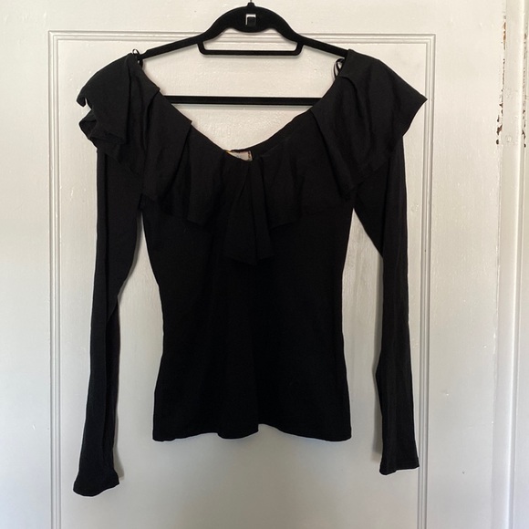 Eri + Ali Anthropologie Ruffle Top - Picture 1 of 7